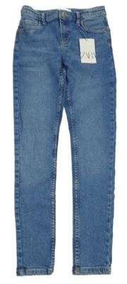 Nové - Modré skinny rifle Zara