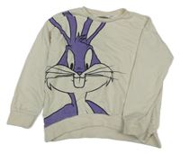 Svetlobéžová mikina s Bugs Bunnym