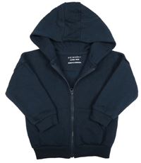 Tmavomodrá prepínaci mikina s kapucňou Primark