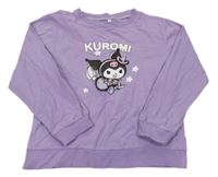 Fialové tričko s Kuromi