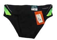 Černo-limetkové plavky Decathlon