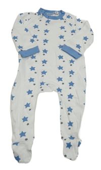 Bielo-modrý overal s hviezdičkami