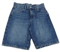 Modré rifľové kraťasy Primark