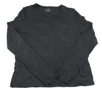 Tmavosivé rebrované tričko M&S