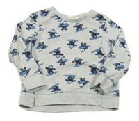 Sivá mikina s Yettim Impidimpi