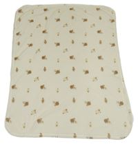 Biela chlpatá deka s ovečkami Primark