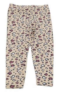 Broskvové legíny se srdíčky Kiki&Koko