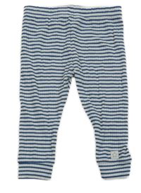 Bielo-modré pruhované rebrované tepláky F&F