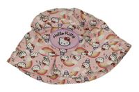 Světlerůžový klobouk s Hello Kitty 