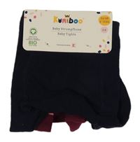 Nové - Tmavomodré + vínové pančuchy Kuniboo