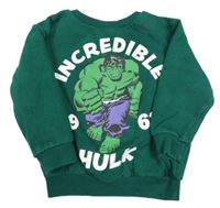Tmavozelená mikina s HULKEM George