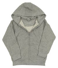 Sivá melírovaná prepínaci mikina s kapucňou PRIMARK