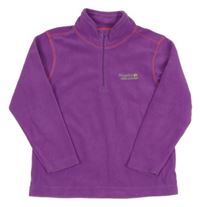 Fialová fleecová funkčná mikina s logom Regatta