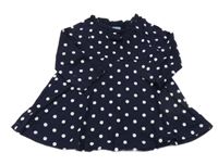 Tmavomodro-biele bodkovaná é šaty GAP