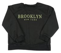 Čierna mikina s nápismi