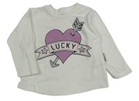 Smetanové mikinotriko so srdcem