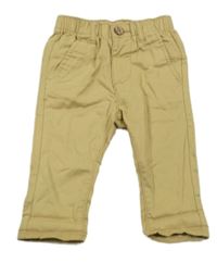 Piesková é plátenné nohavice C&A