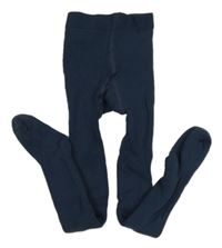 Tmavomodré thermo punčocháče Tchibo