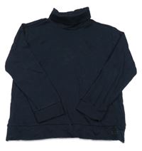 Tmavomodré mikinotriko s rolákom Zara