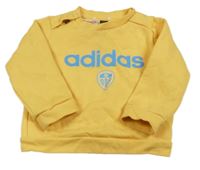 Žlutá fotbalová mikina - Leeds United Adidas