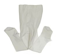 Bílé punčocháče