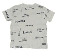 Biele tričko s nápismi Pepperts