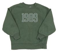 Khaki mikina s číslom Matalan