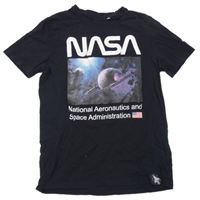 Čierne tričko s planetami - NASA C&A