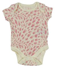 Bielo-ružové body s leopardím vzorom Mothercare