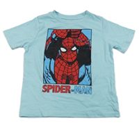 Svetlomodré tričko so Spidermanem Marvel