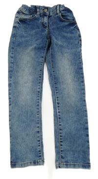 Modré melírované skinny rifle S. Oliver