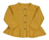 Okrový vzorovaný prepínaci sveter Nutmeg