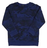 Modro-tmavomodrá army mikina George