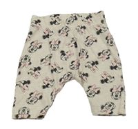 Smetanové lehké tepláky s Minnie Disney