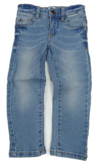 Svetlomodré skinny rifle