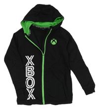 Čierno-zelená prepínaci mikina s kapucí - X-BOX