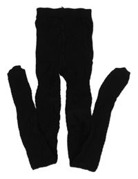 Černé vzorované punčocháče H&M