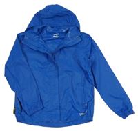 Modrá šušťáková funkčná jarná bunda s kapucňou Gelert