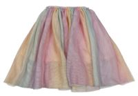 Farebná pastelová tylová sukňa