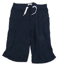 Tmavomodré teplákové kraťasy Name it