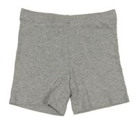 Sivé elastické kraťasy H&M