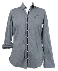 Dámská tmavomodro-bílá kostičkovaná halenka Tommy Hilfiger 