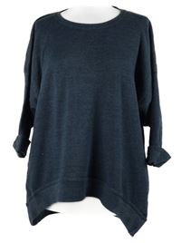 Dámska tmavomodrá mikinová tunika Janina