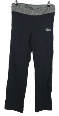 Dámské černé šusťákové outdoorové rolovací kalhoty s logem North Ridge 