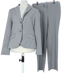 2set - Dámske sivé sako + nohavice s. Oliver