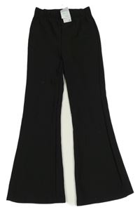 Nové- Černé žebrované flare legíny Primark
