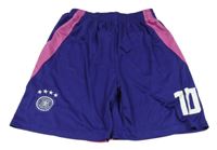 Fialovo-růžové fotbalové kraťasy 