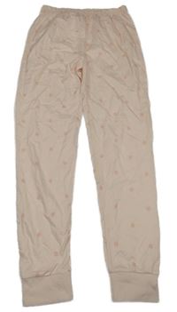 Svetloružové tepláky s bodkami George