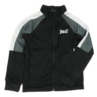Čierno-sivo-biela prepínaci športová mikina Everlast
