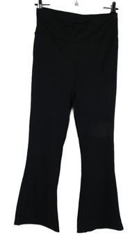 Dámske čierne športové flare nohavice Primark